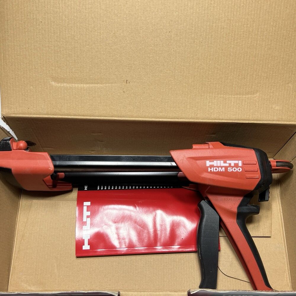 HILTI HDM 500 Manual Adhesive Epoxy Dispenser ,Gun/Manual & Box Only